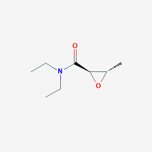 molecular formula C8H15NO2 B058503 (2R,3S)-N,N-Diethyl-3-methyloxirane-2-carboxamide CAS No. 119163-31-4