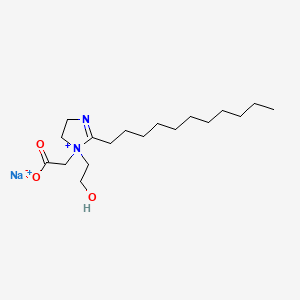 molecular formula C18H34N2NaO3 B585035 Sodium lauroamphoacetate CAS No. 156028-14-7