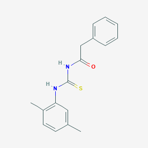 molecular formula C17H18N2OS B5850707 N-[(2,5-dimethylphenyl)carbamothioyl]-2-phenylacetamide CAS No. 6591-96-4