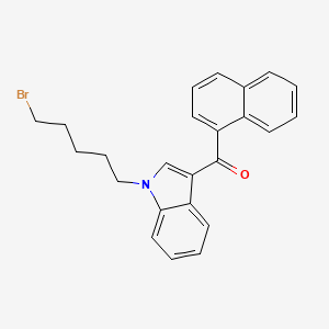 molecular formula C24H22BrNO B585078 JWH 018 N-(5-bromopentyl) analog CAS No. 1445578-62-0