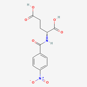 molecular formula C12H12N2O7 B585084 N-(4-Nitrobenzoyl)-D-glutamic acid CAS No. 85646-44-2