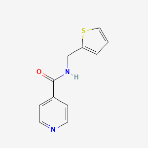 molecular formula C11H10N2OS B5850876 N-[(THIOPHEN-2-YL)METHYL]PYRIDINE-4-CARBOXAMIDE 