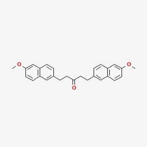 molecular formula C27H26O3 B585091 1,5-Bis(6-methoxynaphthalen-2-yl)pentan-3-one CAS No. 343272-53-7