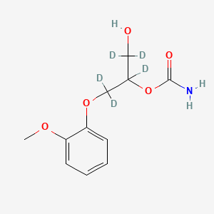 molecular formula C11H15NO5 B585096 1-Descarbamoyl-2-carbamoyl Methocarbamol-d5 CAS No. 1794780-30-5