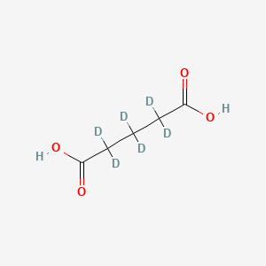 molecular formula C5H8O4 B585105 Pentanedioic-d6 acid 