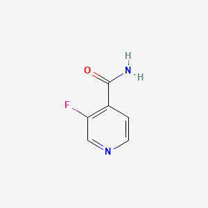 molecular formula C6H5FN2O B585120 3-Fluoroisonicotinamide CAS No. 152126-30-2