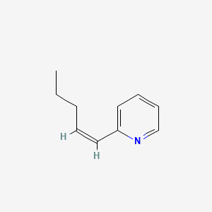 molecular formula C10H13N B585123 2-[(Z)-pent-1-enyl]pyridine CAS No. 145091-66-3