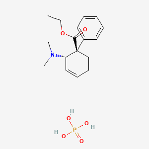 molecular formula C17H26NO6P B585126 Tilidine phosphate CAS No. 157163-65-0