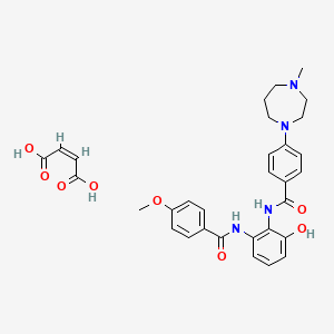 molecular formula C31H34N4O8 B585128 Darexaban maleate CAS No. 365462-24-4