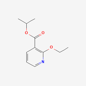 molecular formula C11H15NO3 B585133 Propan-2-yl 2-ethoxypyridine-3-carboxylate CAS No. 153185-54-7