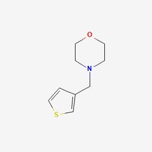 molecular formula C9H13NOS B5851712 3-(N-morpholinylmethyl)thiophene 