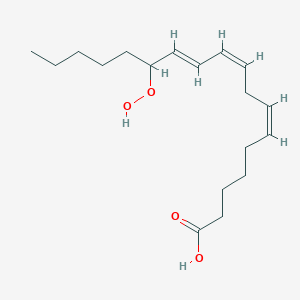 molecular formula C18H30O4 B058518 13(S)-HpOTrE(gamma) CAS No. 121107-97-9