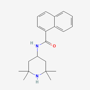 molecular formula C20H26N2O B5851807 N-(2,2,6,6-tetramethylpiperidin-4-yl)naphthalene-1-carboxamide 