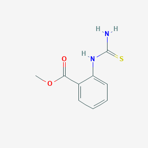molecular formula C9H10N2O2S B058519 Methyl 2-(carbamothioylamino)benzoate CAS No. 115271-80-2