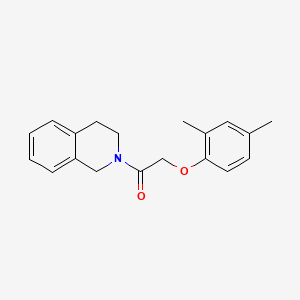 molecular formula C19H21NO2 B5851967 1-(3,4-dihydroisoquinolin-2(1H)-yl)-2-(2,4-dimethylphenoxy)ethanone 