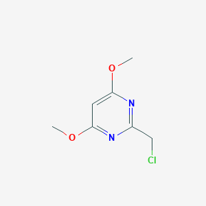 molecular formula C7H9ClN2O2 B058521 2-氯甲基-4,6-二甲氧基嘧啶 CAS No. 114108-86-0