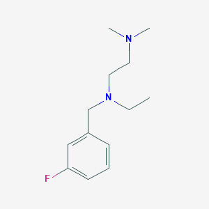molecular formula C13H21FN2 B5852171 N'-ethyl-N'-[(3-fluorophenyl)methyl]-N,N-dimethylethane-1,2-diamine 