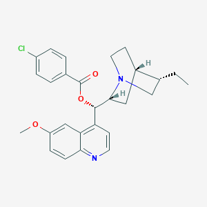 molecular formula C27H29ClN2O3 B058522 Hydroquinidine 4-chlorobenzoate CAS No. 113162-02-0