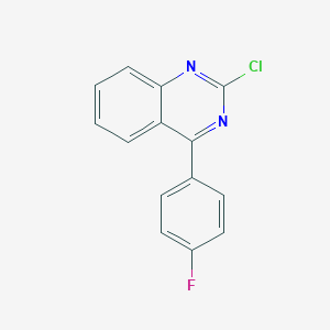 molecular formula C14H8ClFN2 B058523 2-Chloro-4-(4-fluorophenyl)quinazoline CAS No. 113241-54-6