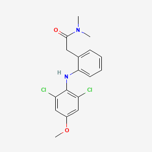 2-(2-((2,6-Dichloro-4-methoxyphenyl)amino)phenyl)-N,N-dimethylacetamide