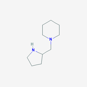 molecular formula C10H20N2 B058526 1-(吡咯啉-2-基甲基)哌啶 CAS No. 112906-37-3