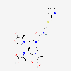 molecular formula C31H52N6O7S2 B585279 (S)-M8-SPy CAS No. 1192364-56-9