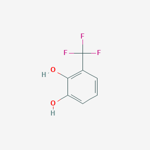 molecular formula C7H5F3O2 B058528 3-(Trifluoromethyl)benzene-1,2-diol CAS No. 113678-92-5