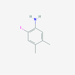 molecular formula C8H10IN B058530 2-Iodo-4,5-dimethylaniline CAS No. 117832-17-4