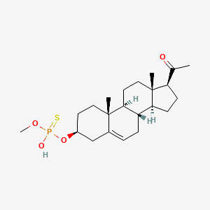 molecular formula C22H35O4PS B585309 Pregnenolone-3-mtp CAS No. 155538-87-7
