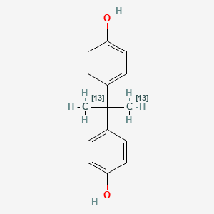 molecular formula C15H16O2 B585337 Bisphenol A-13C2 CAS No. 263261-64-9
