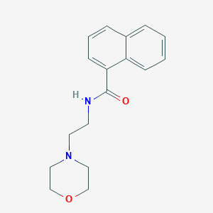 molecular formula C17H20N2O2 B5853372 N-(2-Morpholinoethyl)-1-naphthamide 