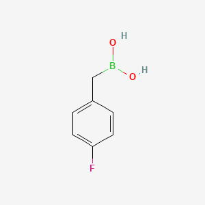 [(4-Fluorophenyl)methyl]boronic acid