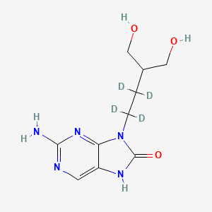 molecular formula C10H15N5O3 B585381 Desdiacetyl-8-oxo Famciclovir-d4 