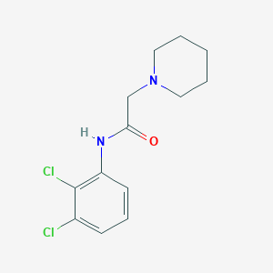 molecular formula C13H16Cl2N2O B5853814 N-(2,3-Dichlorophenyl)-2-(piperidin-1-yl)acetamide 