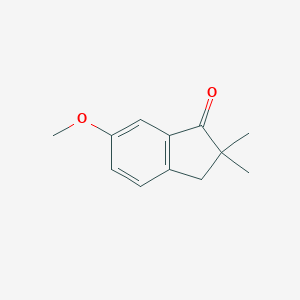 molecular formula C12H14O2 B058539 6-Methoxy-2,2-dimethyl-1-indanone CAS No. 124688-07-9