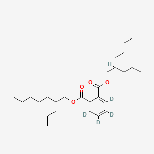 molecular formula C28H46O4 B585399 Bis(2-propylheptyl) Phthalate-d4 CAS No. 1346601-46-4