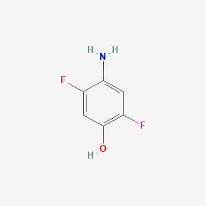 molecular formula C6H5F2NO B058541 4-Amino-2,5-difluorophenol CAS No. 120103-19-7