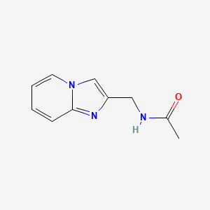 molecular formula C10H11N3O B585415 N-(imidazo[1,2-a]pyridin-2-ylmethyl)acetamide CAS No. 151362-94-6
