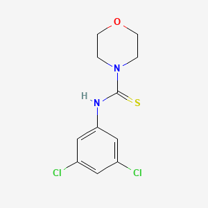 molecular formula C11H12Cl2N2OS B5854187 N-(3,5-dichlorophenyl)morpholine-4-carbothioamide 