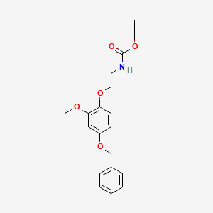 N-tert-Butyloxycarbonyl-2-(4-benzyloxy-2-methoxyphenoxy)-ethylamine
