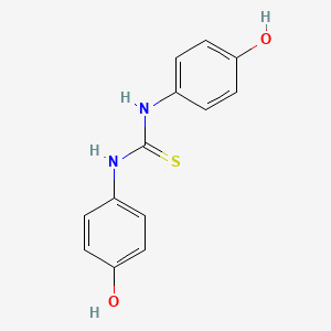 molecular formula C13H12N2O2S B5854336 1,3-Bis(4-hydroxyphenyl)thiourea CAS No. 1473-33-2