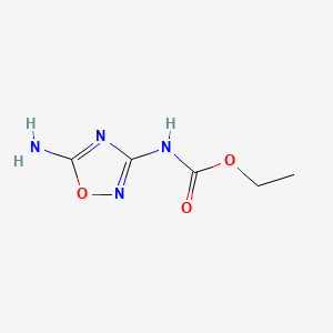 Ethyl (5-amino-1,2,4-oxadiazol-3-yl)carbamate