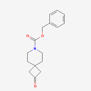 molecular formula C16H19NO3 B585454 Benzyl 2-oxo-7-azaspiro[3.5]nonane-7-carboxylate CAS No. 147610-98-8
