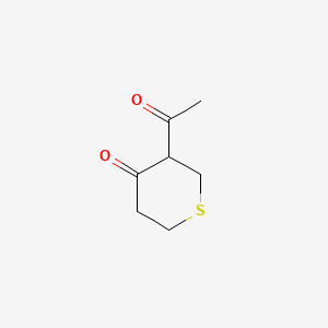 3-acetyldihydro-2H-thiopyran-4(3H)-one