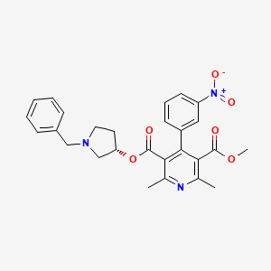 molecular formula C27H27N3O6 B585461 Dehydro Barnidipine CAS No. 172331-68-9