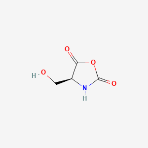 molecular formula C4H5NO4 B585464 L-Serine N-Carboxyanhydride CAS No. 33043-54-8