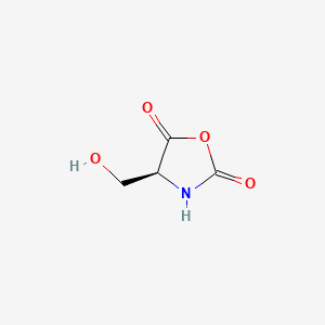 molecular formula C4H5NO4 B585464 (4S)-4-(hydroxymethyl)-1,3-oxazolidine-2,5-dione CAS No. 33043-54-8