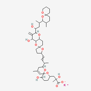 molecular formula C44H67KO13 B585471 Okadaic acid potassium salt CAS No. 155751-72-7
