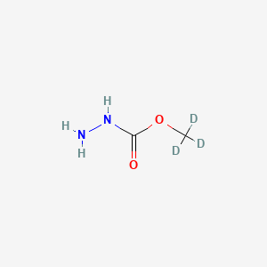 molecular formula C2H6N2O2 B585479 Carbomethoxyhydrazide-d3 CAS No. 1794752-06-9
