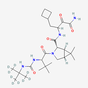 molecular formula C27H45N5O5 B585506 Boceprevir-d9 CAS No. 1256751-11-7